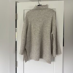 ZARA KNIT oversized turtleneck sweater